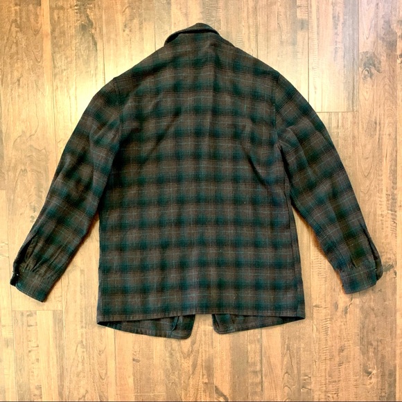 Vintage Pendleton Mens 200% Virgin Wool Jacket SZ- M - Picture 4 of 11